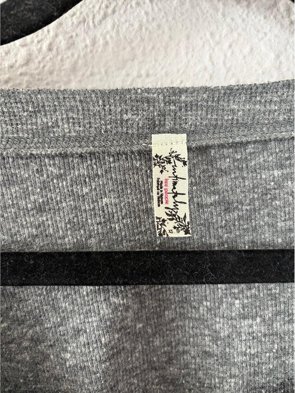 Intimately Free People Henley grey bodysuit size XS - Picture 2 of 4